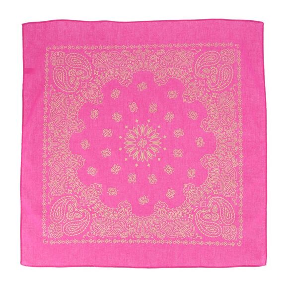 CTM Metallic Gold Paisley Print Bandana - Picture 1 of 1